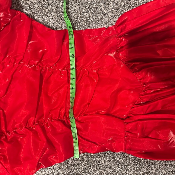 80s red prom dress - Picture 6 of 6